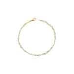 Suzanne Kalan Classic Diamond Sparkler Chain Bracelet in 18K Yellow Gold | Fine Bracelets | Coveti