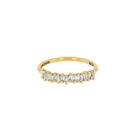 Suzanne Kalan Classic Diamond Stacker Band in 18K Yellow Gold | Fine Rings | Coveti