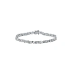Suzanne Kalan Classic Diamond Tennis Bracelet in 18K White Gold, Ref. AKB308-WGX | Fine Bracelets | Coveti