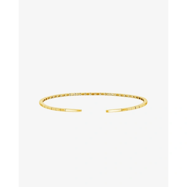 Suzanne Kalan Classic Diamond Thin Bangle in 18K Yellow Gold | Fine Bracelets | Coveti