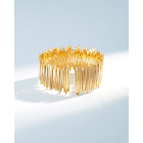 Suzanne Kalan Classic Gold Cuff in 18K Yellow Gold | Fine Bracelets | Coveti