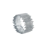 Suzanne Kalan Classic Gold Full Pave Cuff in 18K White Gold | Fine Bracelets | Coveti
