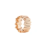 Suzanne Kalan Classic Gold Milli Band in 18K Rose Gold | Fine Rings | Coveti