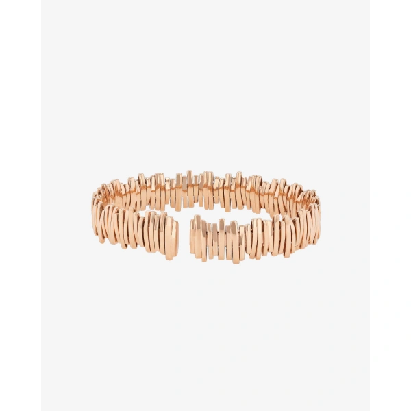 Suzanne Kalan Classic Gold Milli Bangle in 18K Rose Gold | Fine Bracelets | Coveti