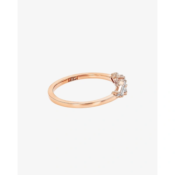 Suzanne Kalan Frenzy Diamond Ring in 18K Rose Gold | Fine Rings | Coveti