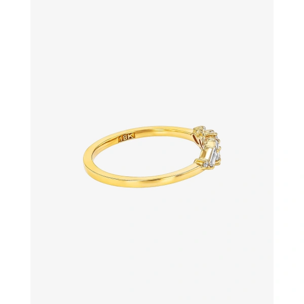 Suzanne Kalan Frenzy Diamond Ring in 18K Yellow Gold | Fine Rings | Coveti