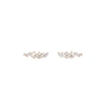 Suzanne Kalan Frenzy Diamond Studs in 18K Rose Gold | Fine Earrings | Coveti