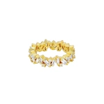 Suzanne Kalan Frenzy Eternity Band in 18K Yellow Gold | Fine Rings | Coveti