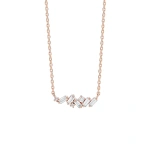 Suzanne Kalan Frenzy Mini Bar Pendant in 18K Rose Gold | Fine Necklaces | Coveti