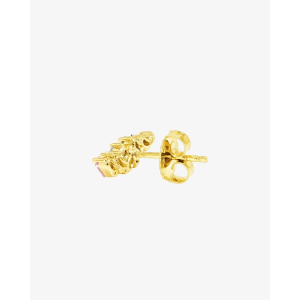 Suzanne Kalan Frenzy Pastel Sapphire Studs in 18K Yellow Gold | Fine Earrings | Coveti