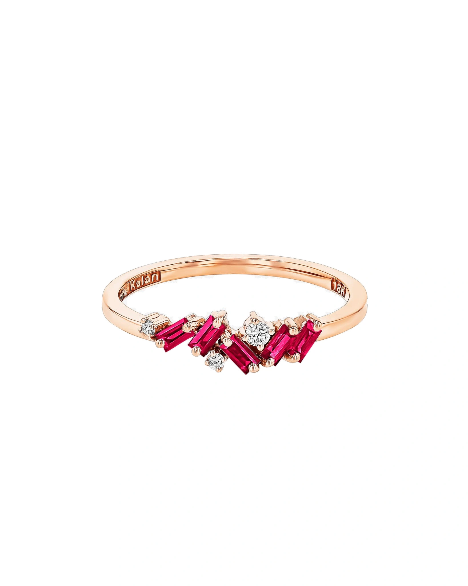 Suzanne Kalan Frenzy Ruby Ring in 18K Rose Gold Suzanne Kalan Frenzy Ruby Ring in 18K Rose Gold | Fine Rings | Coveti