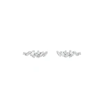 Suzanne Kalan Frenzy Studs in 18K White Gold | Fine Earrings | Coveti