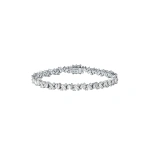 Suzanne Kalan Frenzy Tennis Bracelet in 18K White Gold | Fine Bracelets | Coveti