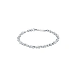 Suzanne Kalan Gilded Cluster Chain Bracelet in 18K White Gold | Fine Bracelets | Coveti