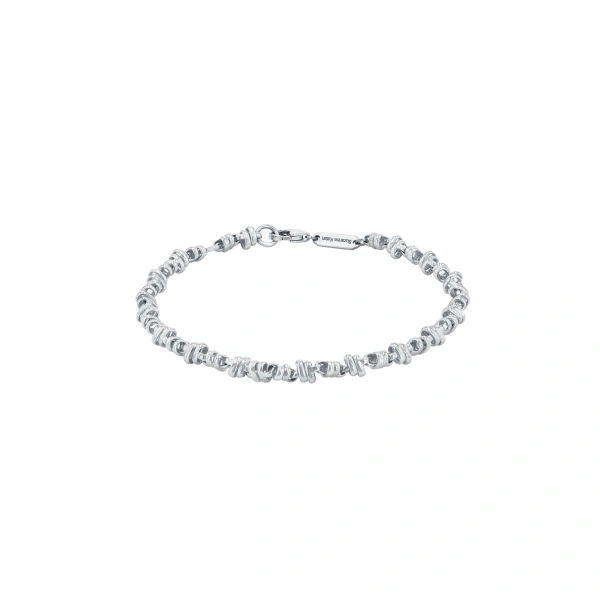 Suzanne Kalan Gilded Cluster Chain Bracelet in 18K White Gold | Fine Bracelets | Coveti