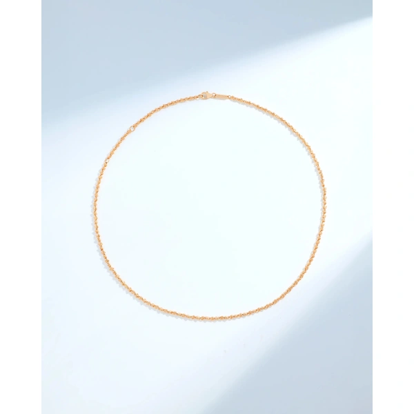 Suzanne Kalan Gilded Cluster Mini Chain Necklace in 18K Rose Gold | Fine Necklaces | Coveti