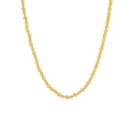 Suzanne Kalan Gilded Cluster Mini Chain Necklace in 18K Yellow Gold | Fine Necklaces | Coveti
