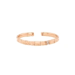 Suzanne Kalan Gilded Diamond Bangle in 18K Rose Gold | Fine Bracelets | Coveti