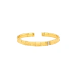Suzanne Kalan Gilded Diamond Bangle in 18K Yellow Gold | Fine Bracelets | Coveti