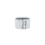 Suzanne Kalan Gilded Diamond Milli Band in 18K White Gold | Fine Rings | Coveti