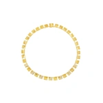 Suzanne Kalan Gilded Diamond Riviere Necklace in 18K Yellow Gold | Fine Necklaces | Coveti