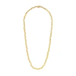 Suzanne Kalan Golden 17" Inch Tennis Necklace in 18K Yellow Gold | Fine Necklaces | Coveti