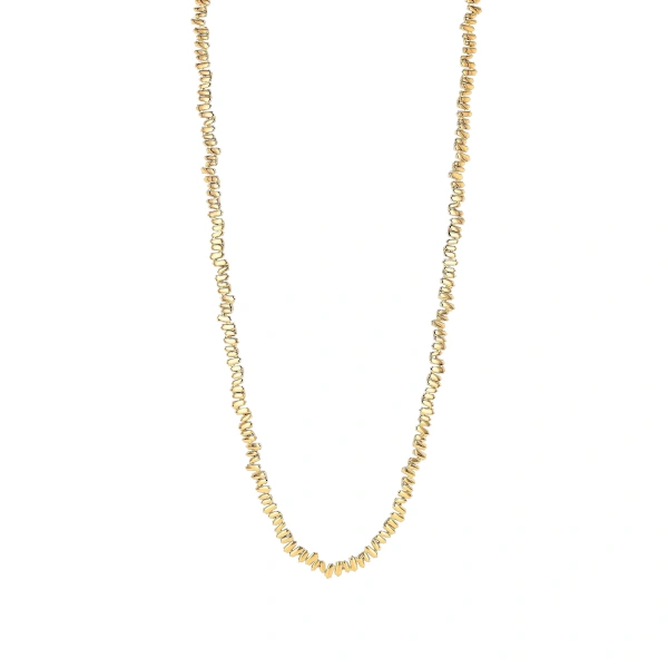 Suzanne Kalan Golden 36" Inch Tennis Necklace in 18K Yellow Gold | Fine Necklaces | Coveti