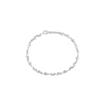 Suzanne Kalan Golden Cluster Bracelet in 18K White Gold | Fine Bracelets | Coveti