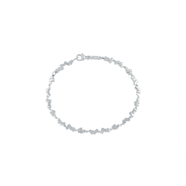 Suzanne Kalan Golden Cluster Bracelet in 18K White Gold | Fine Bracelets | Coveti