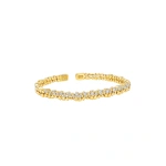 Suzanne Kalan Golden Diamond Bangle in 18K Yellow Gold | Fine Bracelets | Coveti