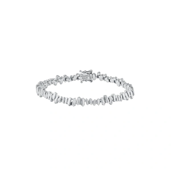 Golden ID Bracelet in 18K White Gold, Ref. AKB466-WG