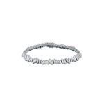 Suzanne Kalan Golden ID Bracelet in 18K White Gold, Ref. AKB563-W-WG | Fine Bracelets | Coveti