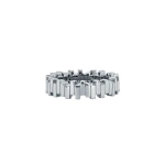 Suzanne Kalan Golden Midi Stacker Band in 18K White Gold | Fine Rings | Coveti