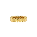 Suzanne Kalan Golden Midi Stacker Eternity Band in 18K Yellow Gold, Ref. GCR98-YG | Fine Rings | Coveti