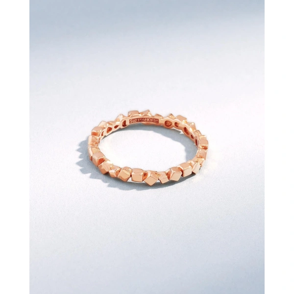 Suzanne Kalan Golden Mini Band in 18K Rose Gold, Ref. GCR104-RGX | Fine Rings | Coveti