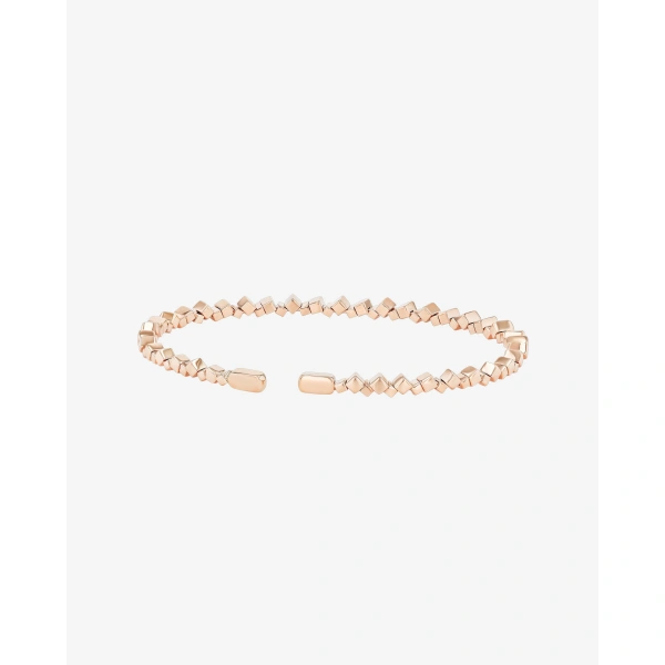 Suzanne Kalan Golden Mini Bangle in 18K Rose Gold | Fine Bracelets | Coveti
