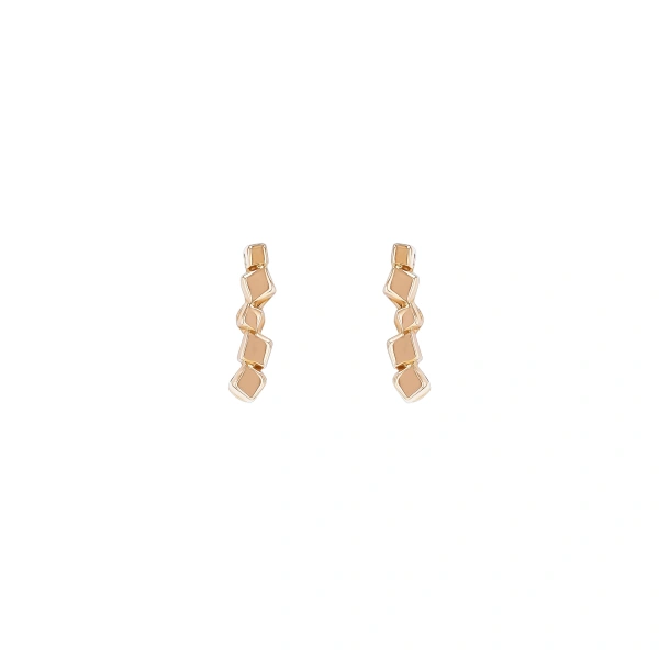 Suzanne Kalan Golden Mini Studs in 18K Rose Gold, Ref. GCE100-RGX | Fine Earrings | Coveti