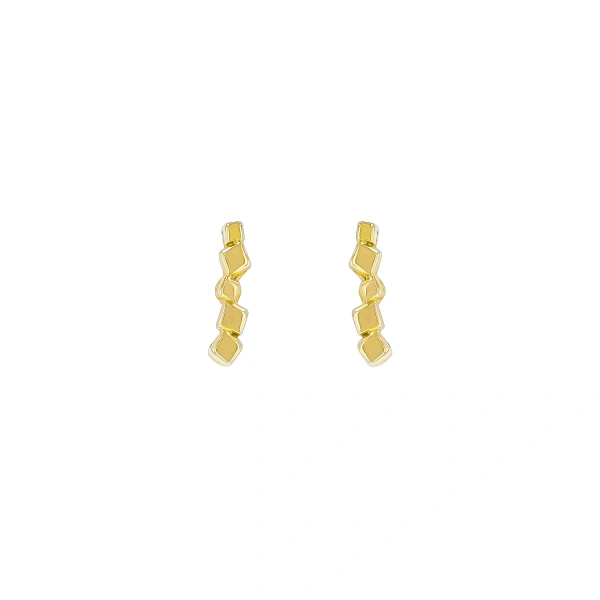 Suzanne Kalan Golden Mini Studs in 18K Yellow Gold, Ref. GCE100-YGX | Fine Earrings | Coveti