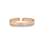 Suzanne Kalan Golden Stacker Diamond Bangle in 18K Rose Gold | Fine Bracelets | Coveti