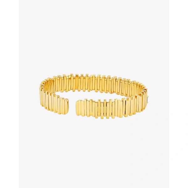 Suzanne Kalan Golden Stacker Diamond Bangle in 18K Yellow Gold | Fine Bracelets | Coveti