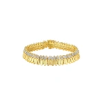 Suzanne Kalan Golden Stacker Diamond Tennis Bracelet in 18K Yellow Gold | Fine Bracelets | Coveti