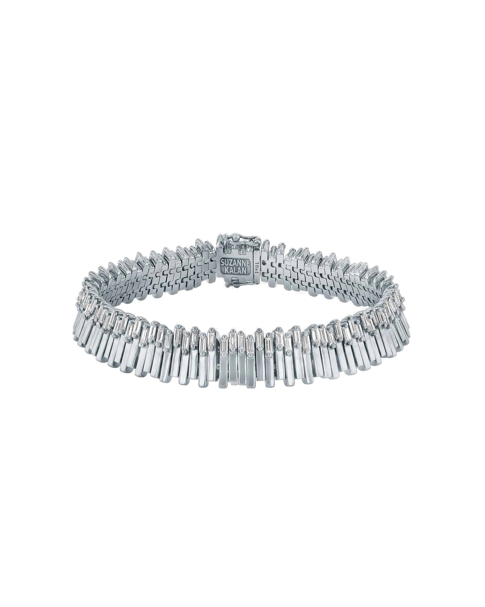 Suzanne Kalan Golden Stacker Tennis Bracelet in 18K White Gold, Ref. GCB106D-WG Suzanne Kalan Golden Stacker Tennis Bracelet in 18K White Gold, Ref. GCB106D-WG | Fine Bracelets | Coveti