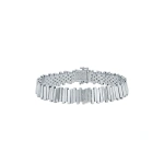 Suzanne Kalan Golden Stacker Tennis Bracelet in 18K White Gold, Ref. GCB119D-WGX | Fine Bracelets | Coveti