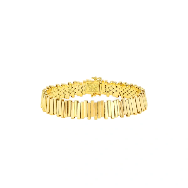 Suzanne Kalan Golden Stacker Tennis Bracelet in 18K Yellow Gold, Ref. GCB119D-YGX | Fine Bracelets | Coveti