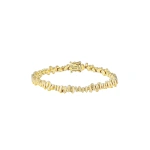 Suzanne Kalan Golden Tennis Bracelet in 18K Yellow Gold | Fine Bracelets | Coveti