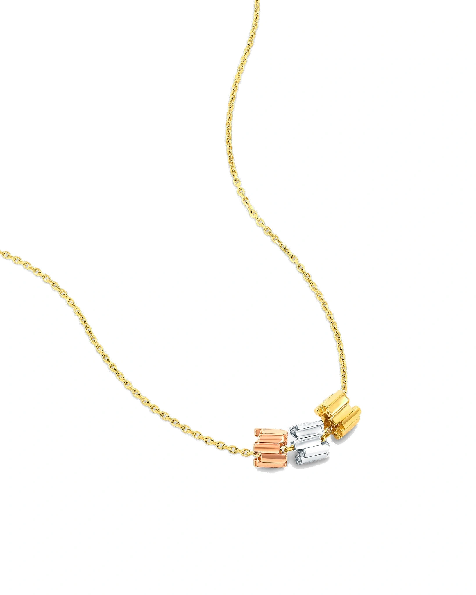 Suzanne Kalan Infinite Triple Golden Tri-Color Mini Rondelle Pendant in 18K Yellow Gold Suzanne Kalan Infinite Triple Golden Tri-Color Mini Rondelle Pendant in 18K Yellow Gold | Fine Necklaces | Coveti
