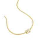 Suzanne Kalan Infinite Triple Row Diamond Rondelle Pendant in 18K Yellow Gold | Fine Necklaces | Coveti