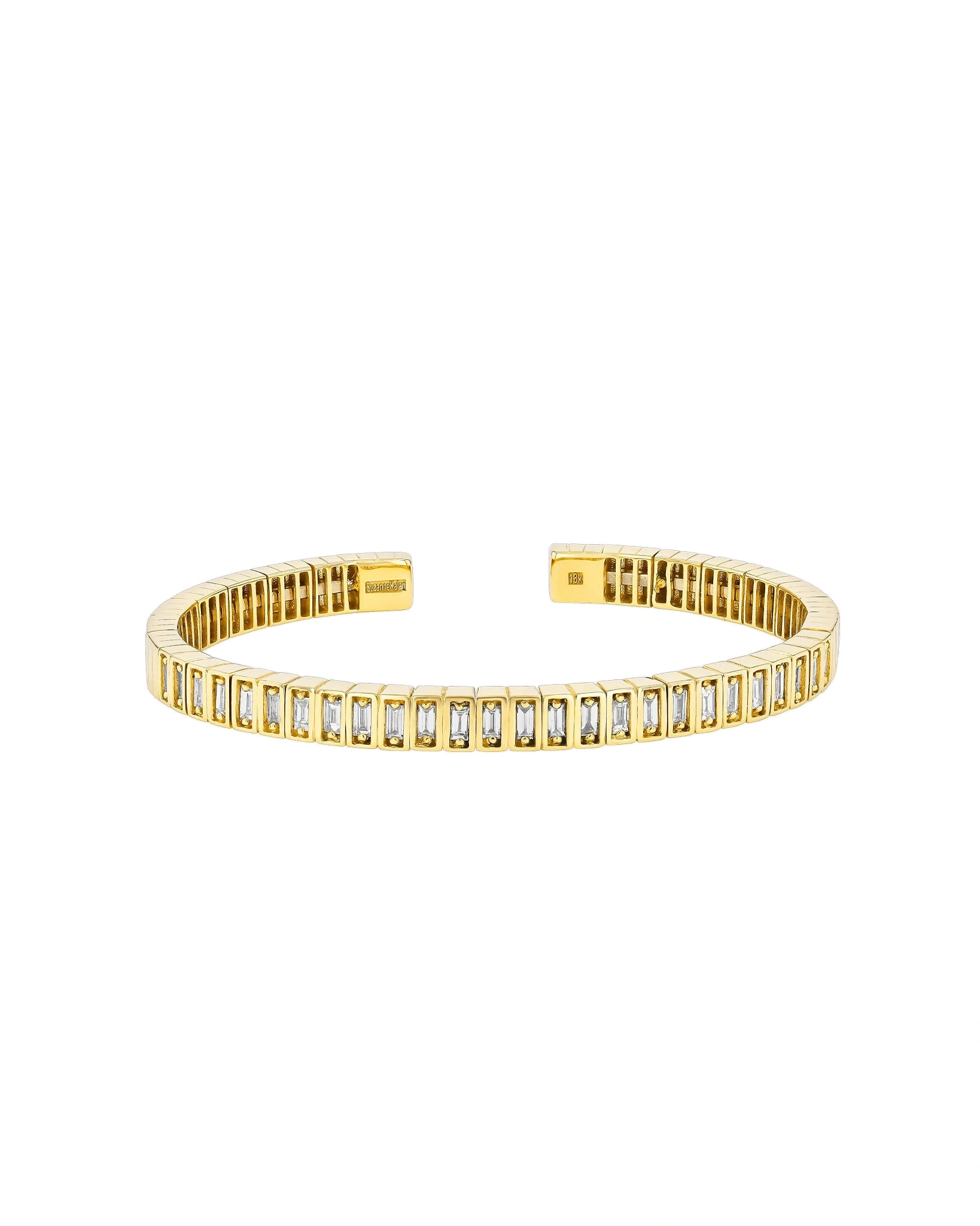 Suzanne Kalan Inlay Bangle in 18K Yellow Gold Suzanne Kalan Inlay Bangle in 18K Yellow Gold | Fine Bracelets | Coveti