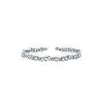 Suzanne Kalan Inlay Frenzy Bangle in 18K White Gold | Fine Bracelets | Coveti