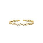 Suzanne Kalan Inlay Frenzy Bangle in 18K Yellow Gold | Fine Bracelets | Coveti